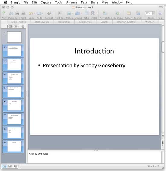 powerpoint 2008 for mac create handouts